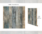 FLFK Peel and Stick Wallpaper Vintage Grey Wood Contact Paper - Image 2