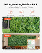 VEVOR Artificial Plant Wall, Sun Protection Greenery Backdrop Privacy Hedge - Image 5