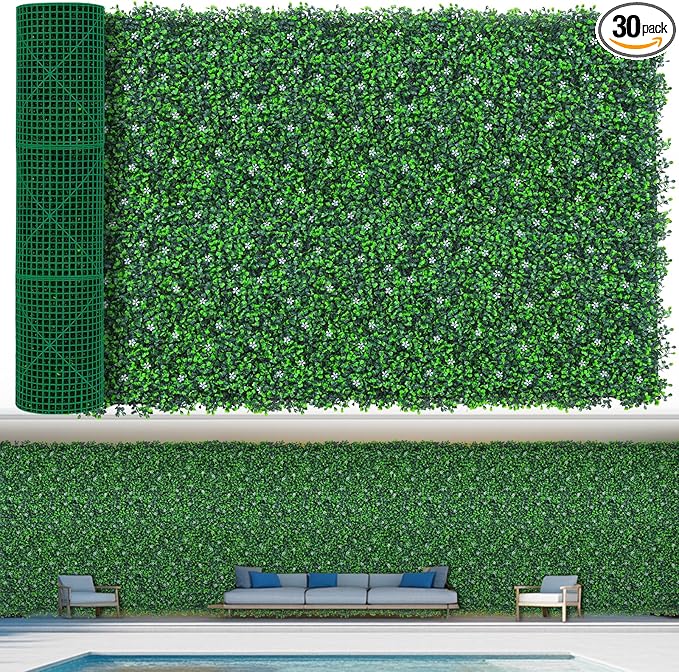 EverNture 48"x120" Grass Wall Panels, Artificial Grass Backdrop, Fake Greenery by EverNature