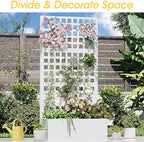 Metal Planter Box with Trellis, Planter Box Trellis with Privacy Screen and - Image 7