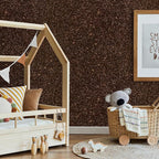 CHIHUT Dark Brown Glitter Wallpaper Peel and Stick Sparkle Glitter Contact - Image 2