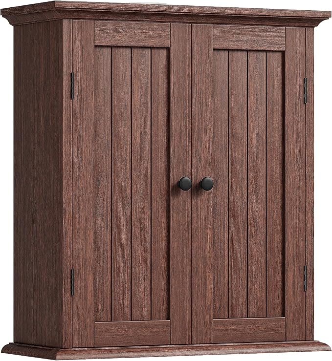 ChooChoo Bathroom Wall Cabinet, Over The Toilet Space Saver Storage Cabinet by ChooChoo