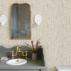 JiffDiff Woven Wallpaper Peel and Stick 17.3" x 400" Colorful Paint Grasscloth - Image 5