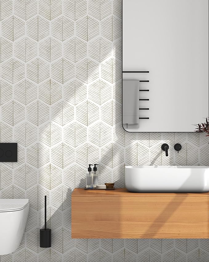 Modern Peel and Stick Wallpaper 17.3''×276'' Self Adhesive Wallpaper Boho - Image 2