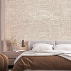 Khaki Grasscloth Peel and Stick Wallpaper 17.3"x480" Faux Linen Textured - Image 8
