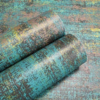 JiffDiff Vintage Metallic Peel and Stick Wallpaper Self Adhesive Industrial - Image 9