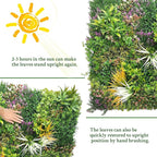 ODTORY Artificial Greenery Grass Wall Panels: 68'' x 120'' UV-Anti Faux - Image 7
