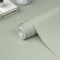 WADILE Grasscloth Peel and Stick Wallpaper 15.7in x 196.8in, Textured Contact by WADILE