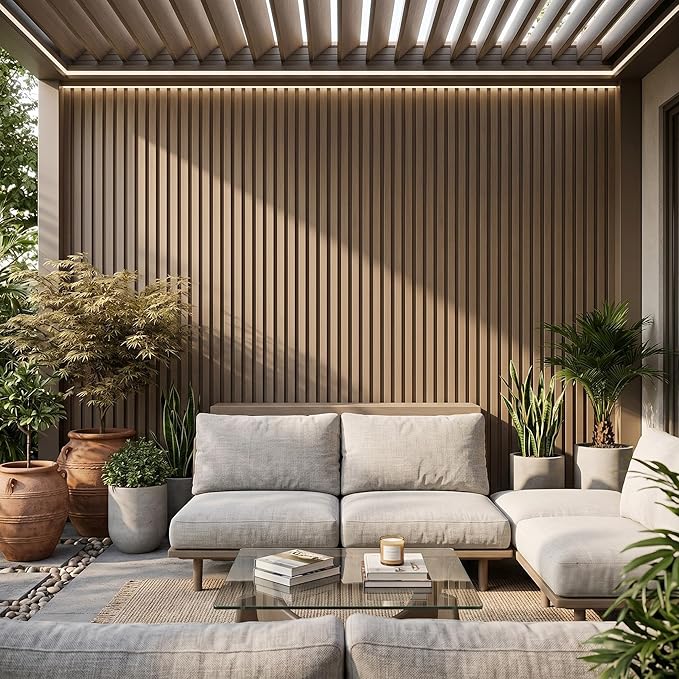 From Plain to Beautiful in Hours WPC Exterior Wall Slat Panels Waterproof - Image 15