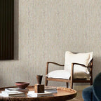 JiffDiff Woven Wallpaper Peel and Stick 17.3" x 1200" Colorful Paint Grasscloth - Image 5