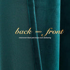 NICETOWN Teal Curtains for Living Room, Rod Pocket Privacy Enhancing Light - Image 5
