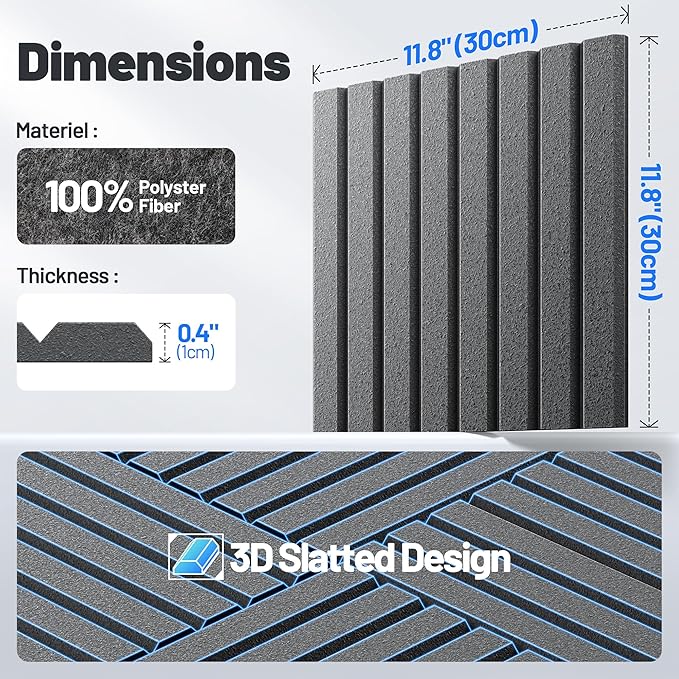 20 Pack Sound Proof Foam Panels - Image 7