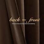 NICETOWN Brown Velvet Curtains, Thermal Insulated Sound Reducing Heavy Matt - Image 4