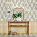 NuWallpaper x Society Social Floral Bazaar Ochre Peel and Stick Wallpaper - Image 3