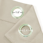 LEMOMO Light Beige Thermal Blackout Curtains/42 x 72 Inch/Set of 2 Panels Room - Image 6