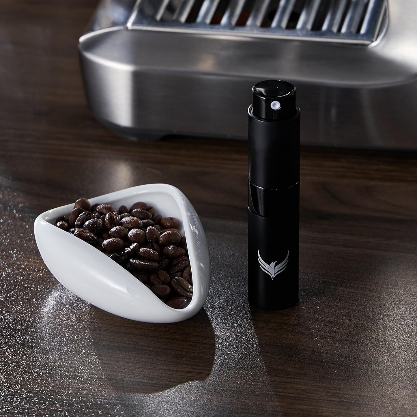 Coffee Dosing Cup and RDT Spray Bottle Gift Set Coffee Bar Accessories Ceramic Espresso Dosing Bowl Single Dose Measuring Tray Kit