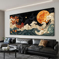 Suconvng Colorful Canvas Art Wall Decor Painting Picture Modern Boho Abstract by Suconvng