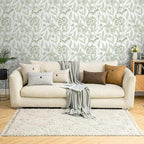 Timeet Peel and Stick Wallpaper Green Floral Wall Paper - Image 5