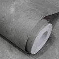 WADILE Dark Gray Concrete Wallpaper 15.7 in * 354 in, Cement Contact Paper 3D by WADILE