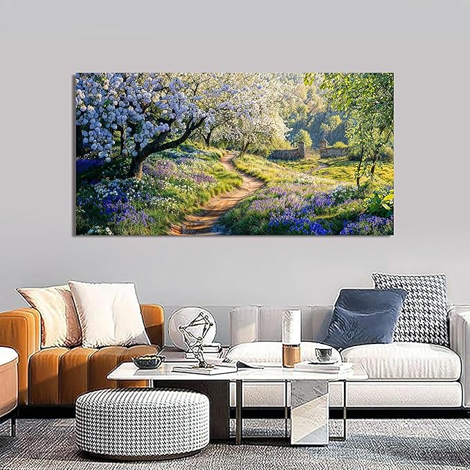 Canvas Wall Art Decor Large Modern Green Wall Art - Image 6