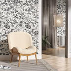 JiffDiff Floral Vintage Wallpaper Peel and Stick，Rose Wallpaper Removable Vinyl - Image 7