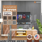 Avana Modern Acoustic Wood Wall Panels –93.2x11.25 Inch Panels – Fits 94x12 - Image 7