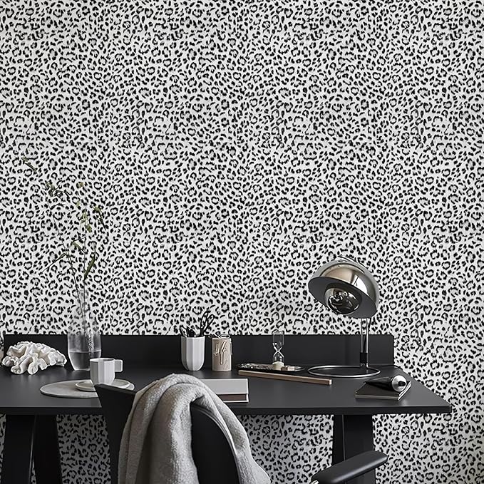 Leopard Print Peel and Stick Wallpaper, Waterproof Removable Self Adhesive - Image 2