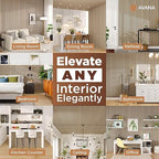 Avana Acoustic Wood Wall Panels – 47.2 X 12.6 White Oak Acoustic Panels 2 PCs – - Image 3