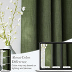 NICETOWN Greyish Green Curtains 84 inches Length - Image 5