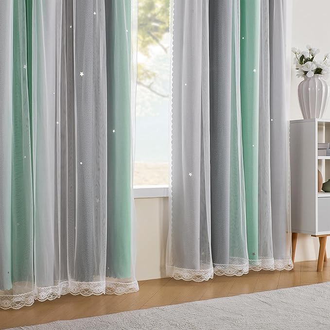 XiDi Bedroom Decor Blackout Curtains - Image 3
