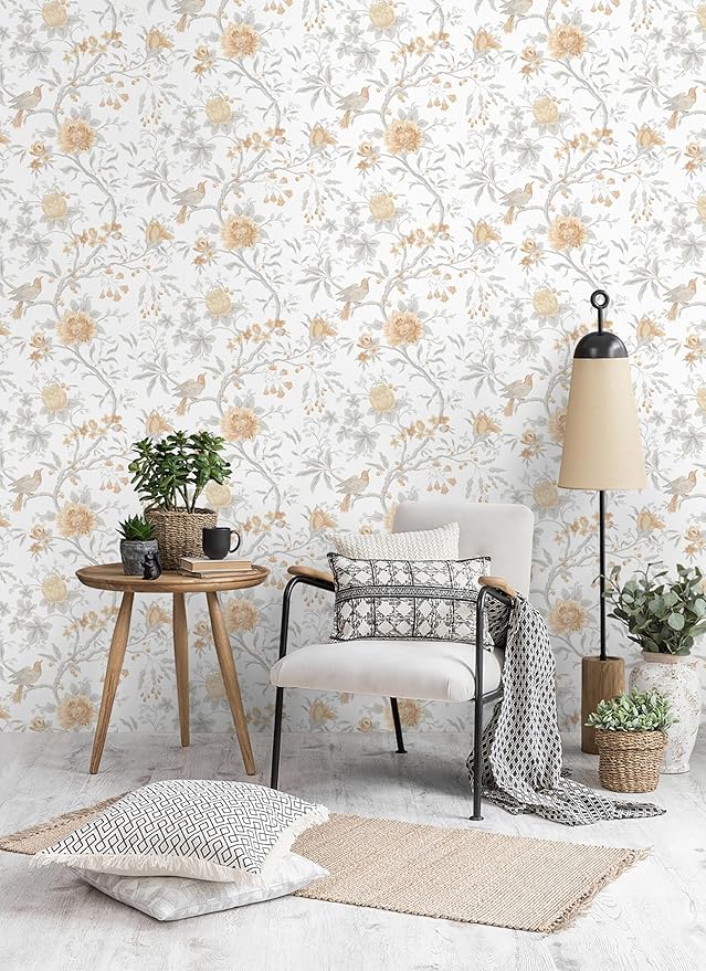 CiCiwind 17.3" × 197" Floral Peel and Stick Wallpaper - Image 8