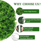 ODTORY Artificial Plants Hedge Wall Panels：20x20 Inch 8P UV-Anti Greenery - Image 4