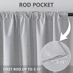 IGEMAEVE 100% Blackout Curtains 72 Inch Length - Image 4