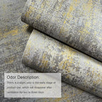 JiffDiff Vintage Metallic Peel and Stick Wallpaper Self Adhesive Industrial - Image 5