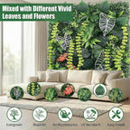 6 Pack 20"x20"Grass Wall Panels-Artificial Boxwood Panels - Image 3