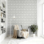 Peel and Stick Wallpaper Grey and White Contact Paper - Image 3