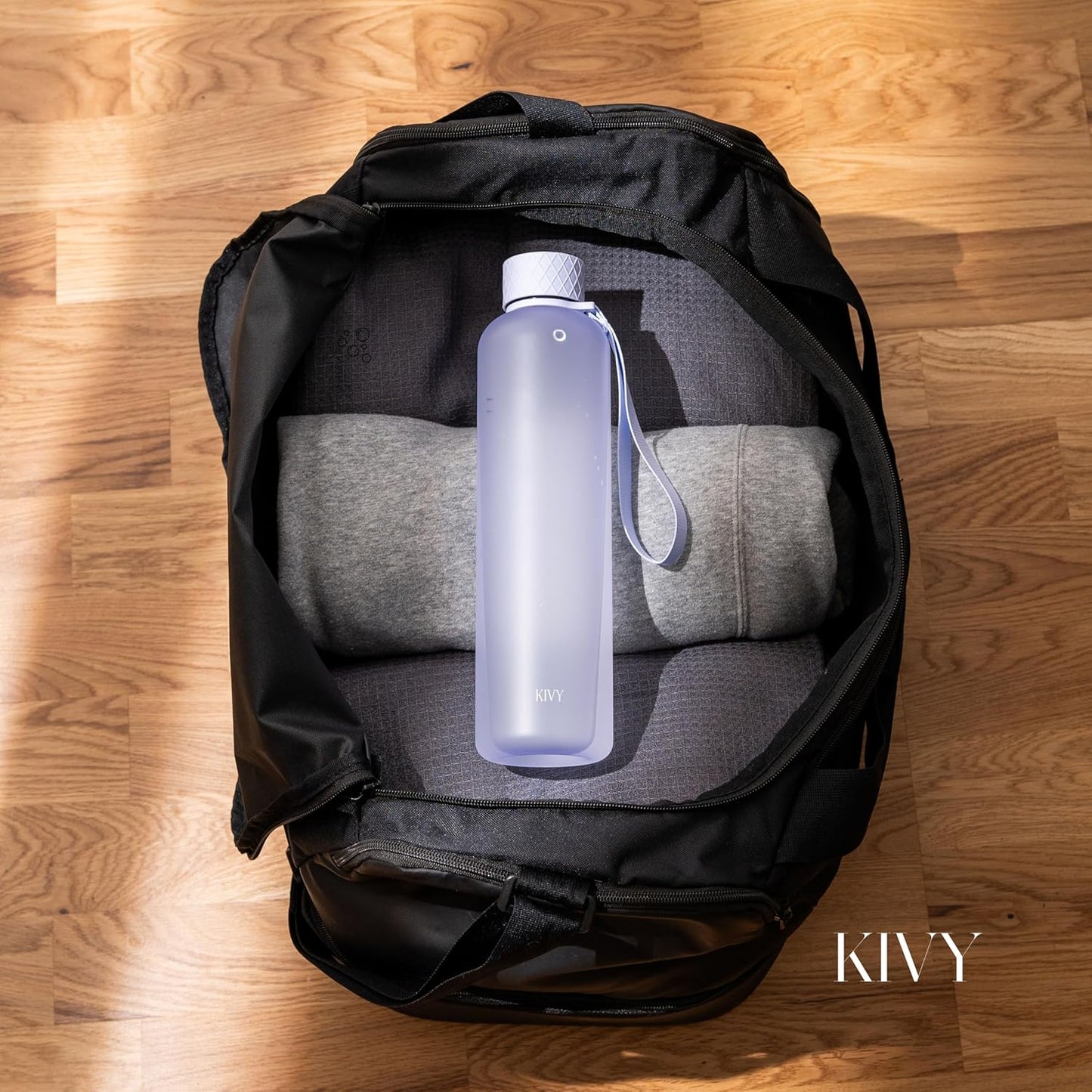 KIVY Slim Water Bottle 32oz [Lightweight & Shatterproof] - Reusable Tritan Water Bottle - Leak Proof Water Bottle for Women & Men - No Spill Drinking Bottle - Dishwasher Safe - BPA Free
