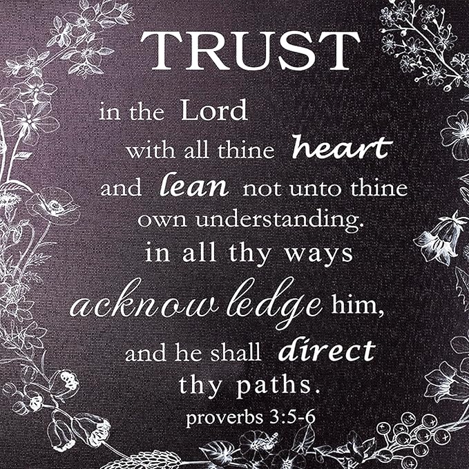 EOBTAIN Christian Bible Verse Canvas Wall Art Positive Religious Scripture and - Image 7