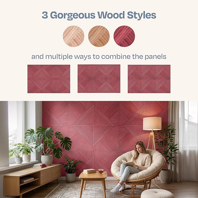 XL Acoustic Wall Panels 6-Pack Decorative Acoustic Panels High Density Sound - Image 7