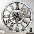 The B-Style Large Wall Clock 24 inch Moving Gear Wall Clock Oversized Vintage by TheB-StyleTB