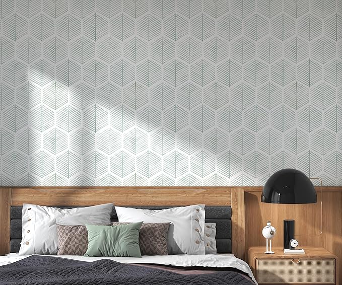 Modern Peel and Stick Wallpaper 17.3''×276'' Geometric Wallpaper Boho Contact - Image 5