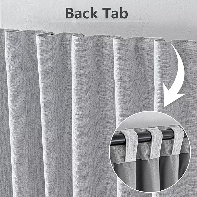IGEMAEVE 100% Blackout Curtains 90 Inches Long - Image 3