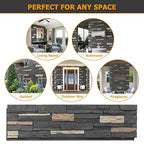 ROOMTEC 6-Packs Faux Stone Wall Covering Panels - Image 5