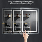 24"x32" LED Bathroom Mirror - Image 6