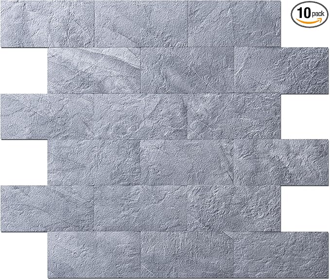 Art3d 10-Pack Peel and Stick Backsplash Tile by Art3d