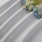 CUCRAF Grayish White Blackout Curtains 63 inch Length 2 Panels Set, Rod Pocket - Image 7