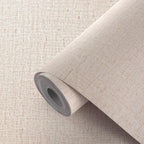 Beige Textured Contact Paper Grasscloth Wallpaper Peel and Stick Linen Self by Akywall