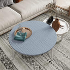 CRE8TIVE Grasscloth Peel and Stick Wallpaper Textured Blue Grass Cloth - Image 4