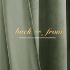 NICETOWN Super Soft Velvet Curtains 72 inches, Sound Reducing Cold Heat - Image 4