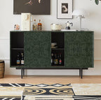 Abyssaly Dark Green Peel and Stick Wallpaper - Image 9